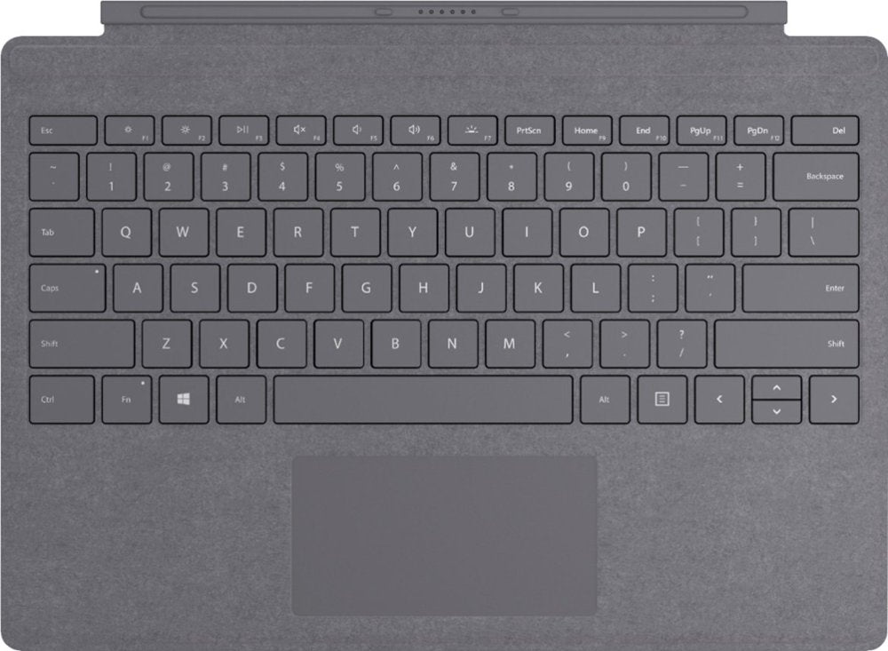 Microsoft Surface Pro M1725 Signature Type Cover - Platinum - FFP-00141