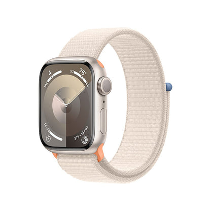 Apple Watch Series 9 GPS 41mm Starlight Aluminum Case with Starlight Sport Loop (2023)