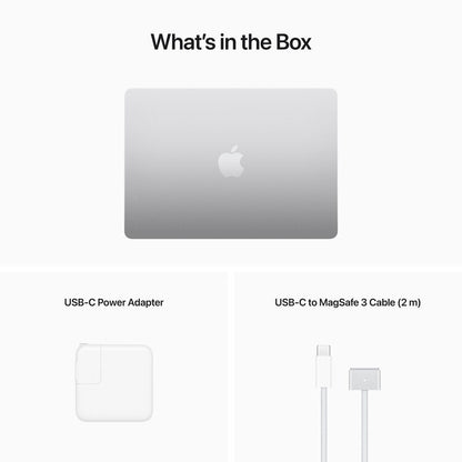 (Open Box) Apple 13.6-in MacBook Air - M2 8-core CPU 8-core GPU chip - 256GB - Silver - MLXY3LL/A (Summer 2022)
