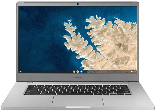 (Open Box) Samsung Chromebook 4 + 15.6-in 6GB 64GB - Platinum Titan