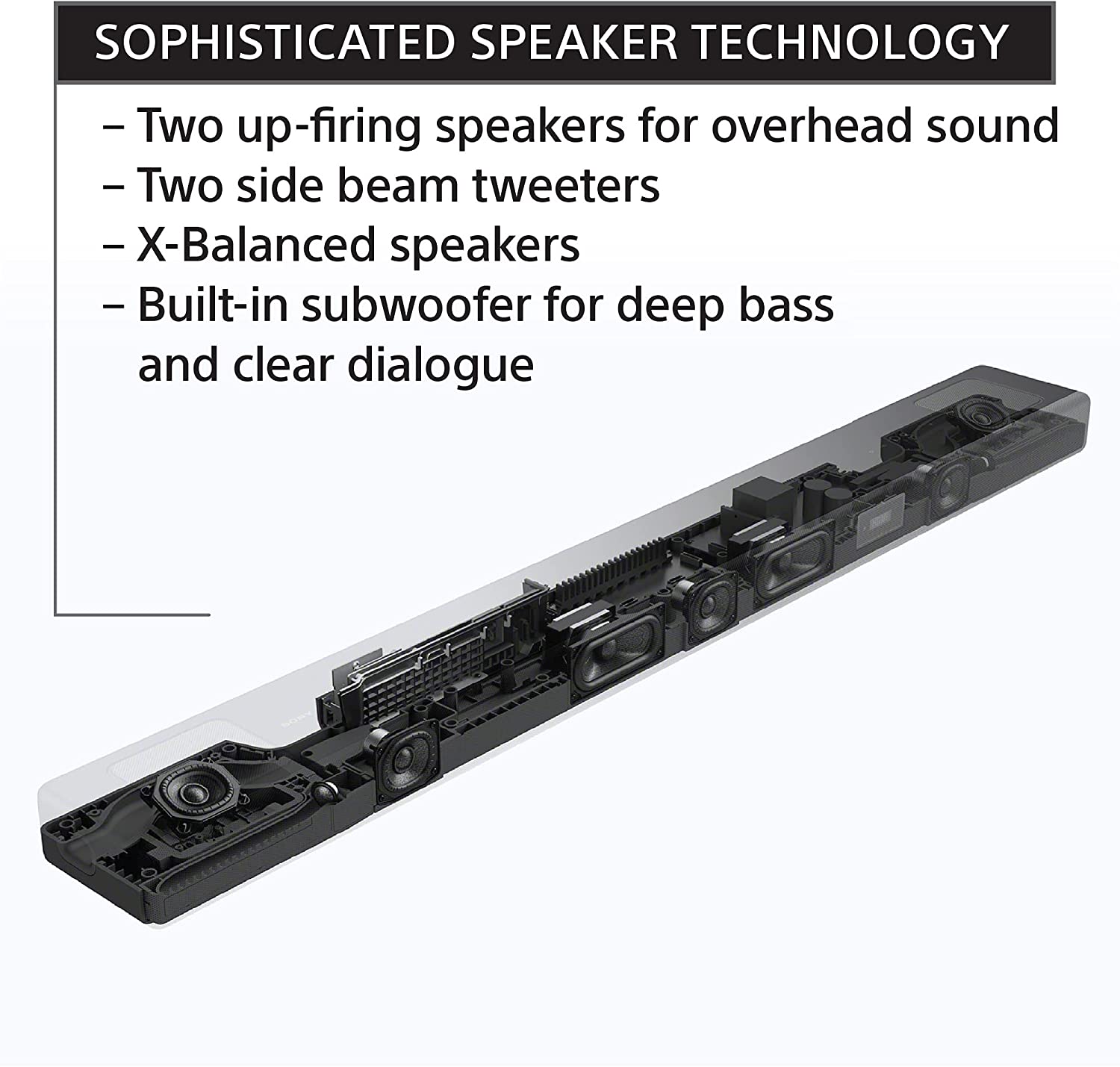 Sony HT-A5000 5.1.2ch Dolby Atmos Sound Bar with DTS:X and 360 Reality