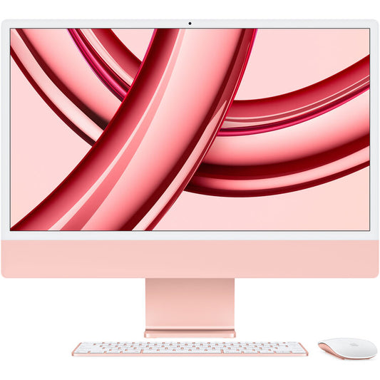 Apple 24-in iMac with Retina 4.5K Display - M3 chip - 8C CPU / 10C GPU, 256GB, 8GB, Pink (Fall 2023) - MQRT3LL/A