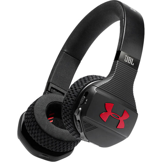 JBL Under Armour Sport Wireless Train - On-Ear Bluetooth Headphones - Black/Red