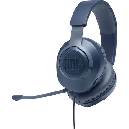 JBL Quantum 100 Wired Over-Ear Gaming Headset, Blue