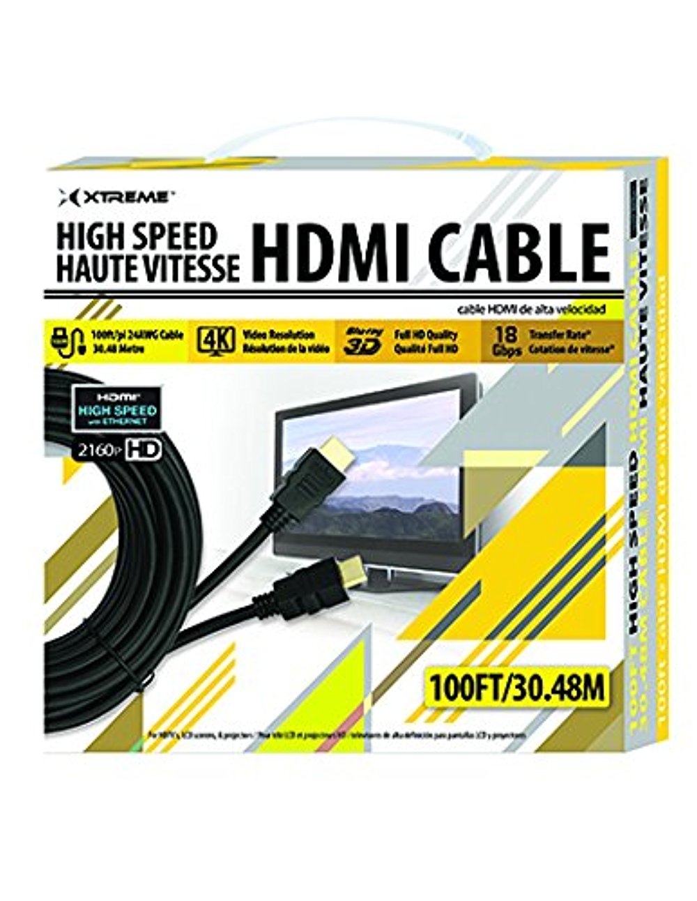 Xtreme Cables 100ft High Speed HDMI Cable