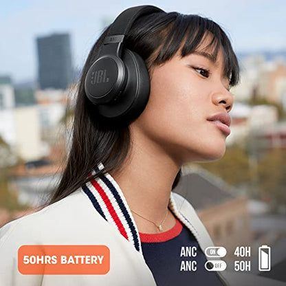 JBL Live 660NC - Wireless Over-Ear Noise Cancelling Headphones  - Black