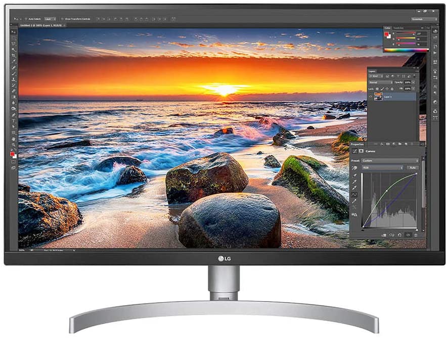 LG 27-in 4K UHD Monitor for Business with Ergonomic Stand 27BL85U-W