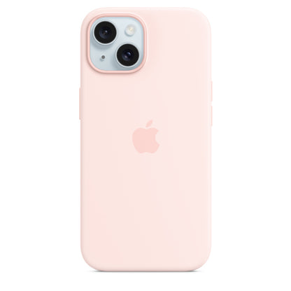 Apple iPhone 15 Silicone Case with MagSafe - Light Pink - MT0U3ZM/A