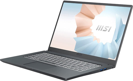 MSI Modern 15 A5M-221 15.6-in Laptop Computer Ryzen 7 5700U 8GB RAM 512GB SSD - Grayish Blue