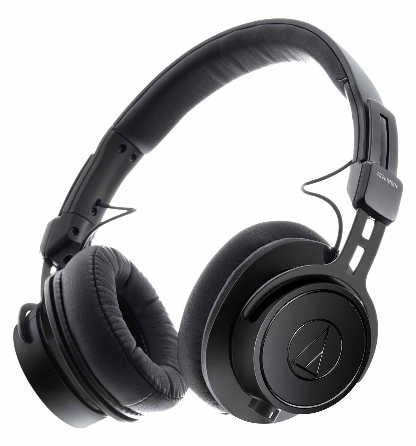 Audio-Technica ATH-M60X On-Ear Closed-Back Professional Studio Monitor Headphones - Black