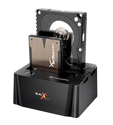 Thermaltake BlacX Duet 2.5”/3.5” SATA I/II/III USB 3.0 External Hard Drive Enclosure Docking Station ST0014U-D