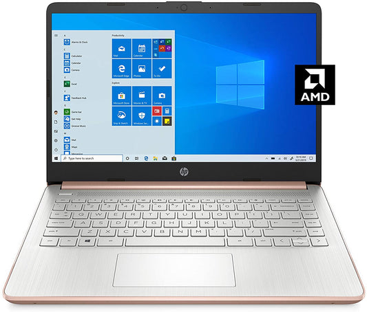 HP 14-fq0030nr 14" 3020E 4GB 64GB Windows 10 S w/ Office 365 Pale Rose Gold