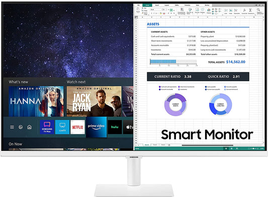 Samsung 27- M5 Series LED Computer Monitor and Streaming TV LS27AM501NNXZA (2021)