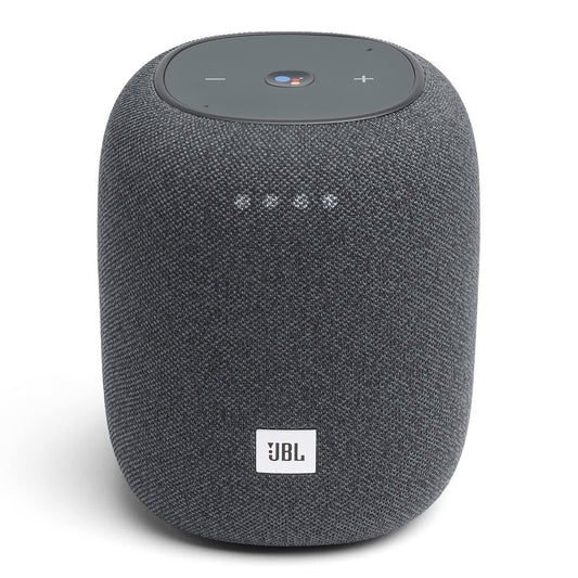 JBL Link Music Bluetooth Smart Speaker w Google Assistant, Chromecast, Grey