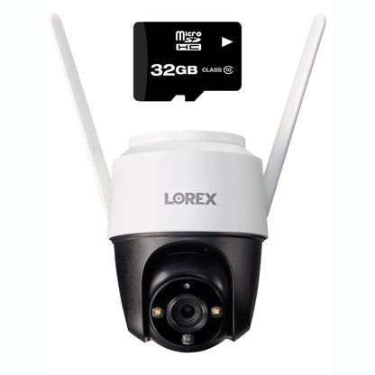 Lorex 2K Pan-Tilt Outdoor Wi-Fi Security Camera (32GB)