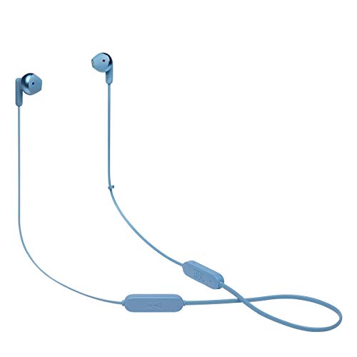 JBL Tune 215 - Bluetooth Wireless in-Ear Headphones w Mic/Remote and Flat Cable - Blue