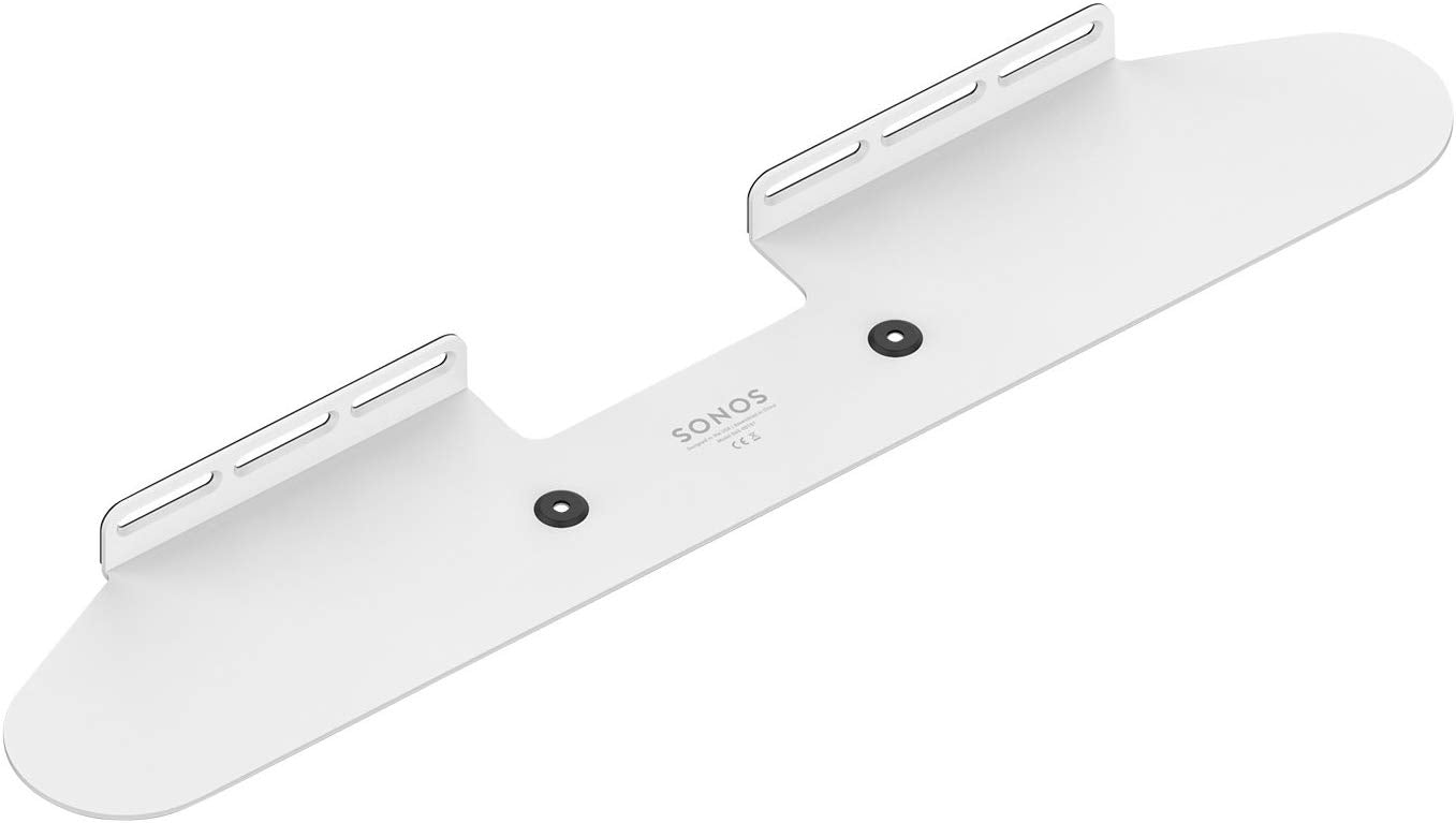 White Sonos Beam Wall Bracket - Top View