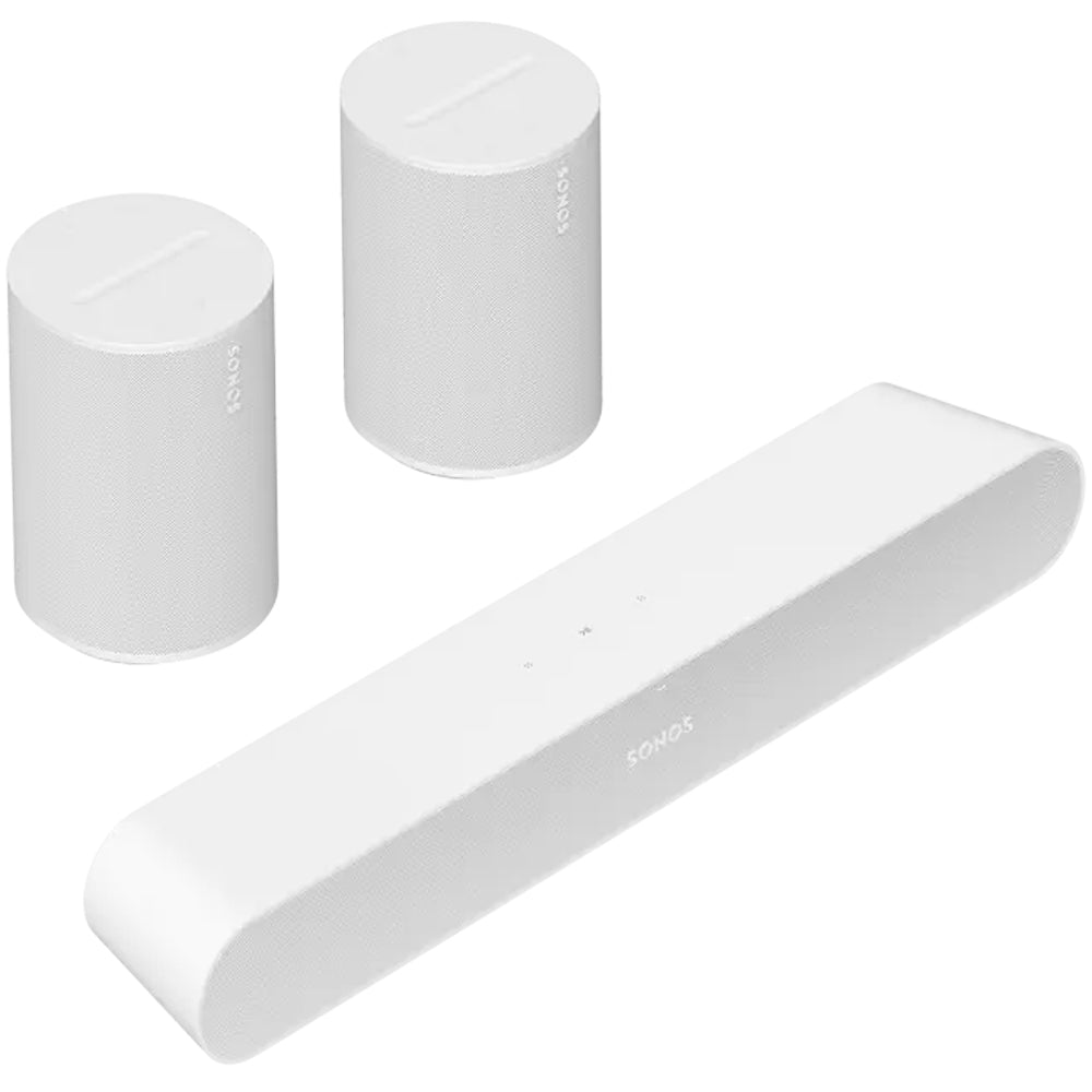 SONOS Surround Set with Ray + Era 100 (White)