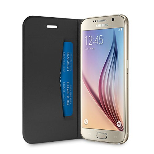 PURO Eco-Leather Horizontal Flip Cover with Card Slot and Stand Up for Samsung Galaxy S6