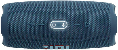 JBL Charge 5 Portable Waterproof Speaker w Powerbank, Blue
