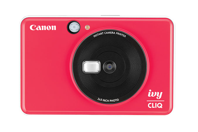 (Open Box) Canon IVY CLIQ Instant Camera Printer (Lady Bug Red)