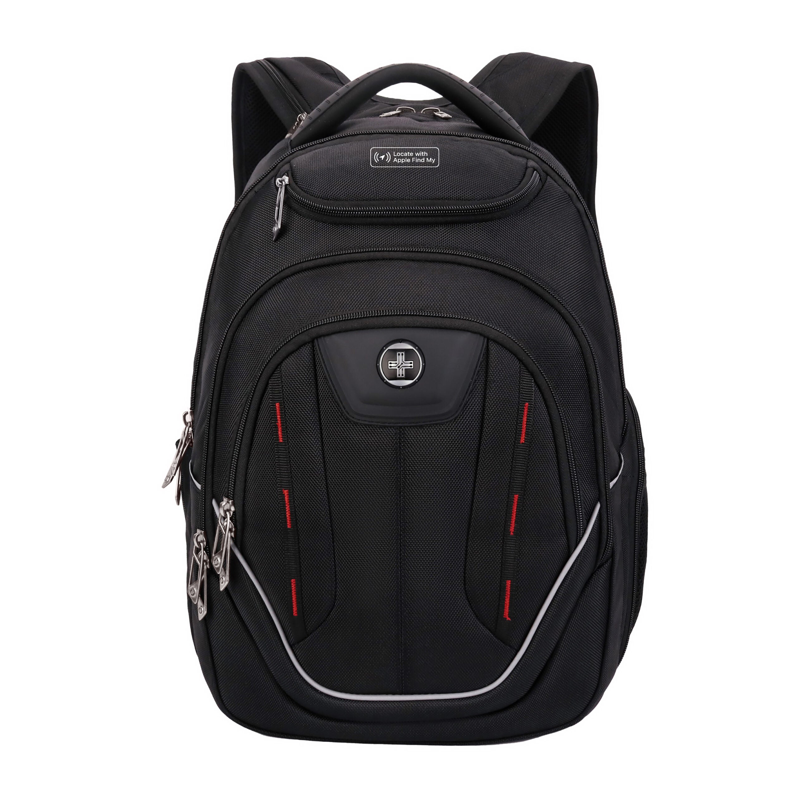 Backpack Computer Red Swissdigital Terabyte Black/Red Computer Backpack with Built In Apple ...