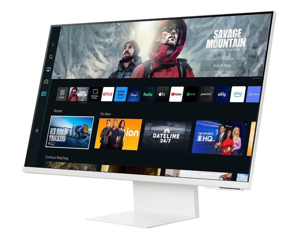 Samsung 27-in 4K Ultra HD 60Hz 4ms LED Gaming Computer Monitor LS27CM801UNXZA - White