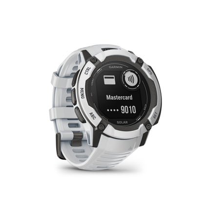 Garmin Instinct 2X Solar, Rugged GPS Smartwatch, Built-in Flashlight, Solar Charging Capability, Multi-Band GNSS, Whitestone