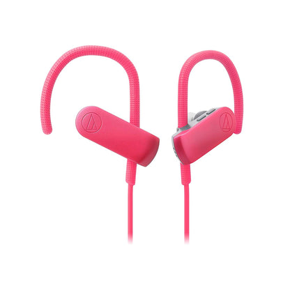 (Open Box) Audio-Technica ATH-SPORT50BT SonicSport Wireless In-Ear Headphones, Pink