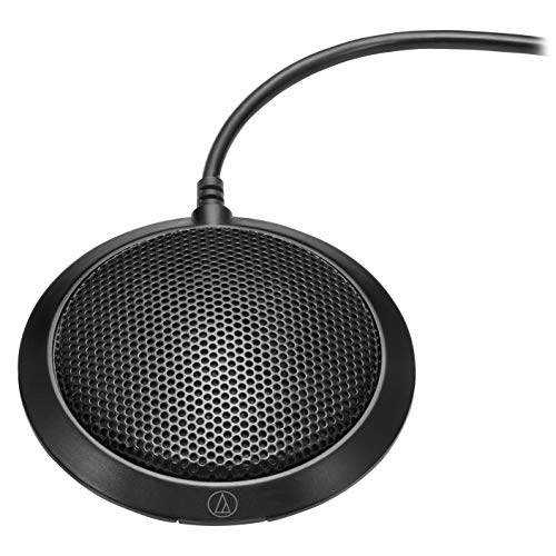 Audio-Technica ATR4697-USB Omnidirectional Condenser Boundary Microphone,Black