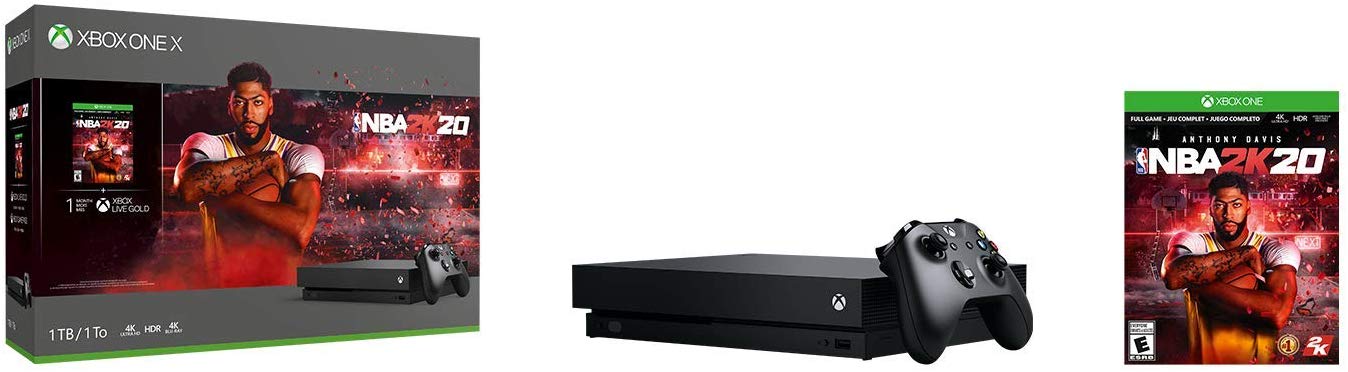 Microsoft Xbox One X NBA 2K20 Bundle (1TB)