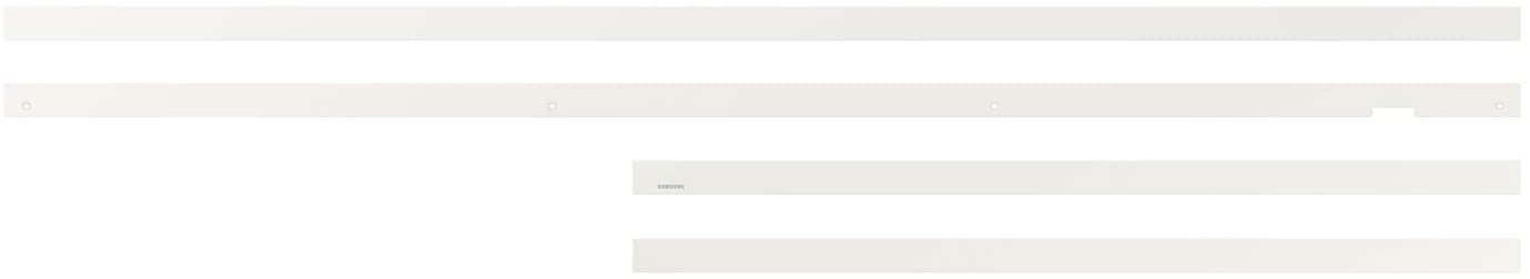 Samsung 65-in The Frame Customizable Bezel - Beveled White (2021)