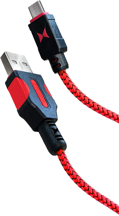 Xtreme Cables USB-C Tough Cable 6ft - Black & Red