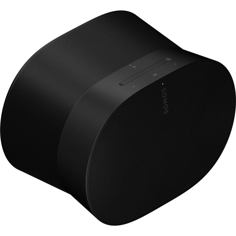 a black wireless speaker