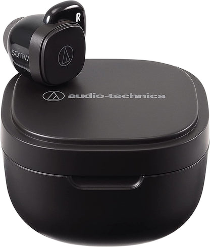Audio-Technica ATH-SQ1TWBK Wireless in-Ear Headphones, Black