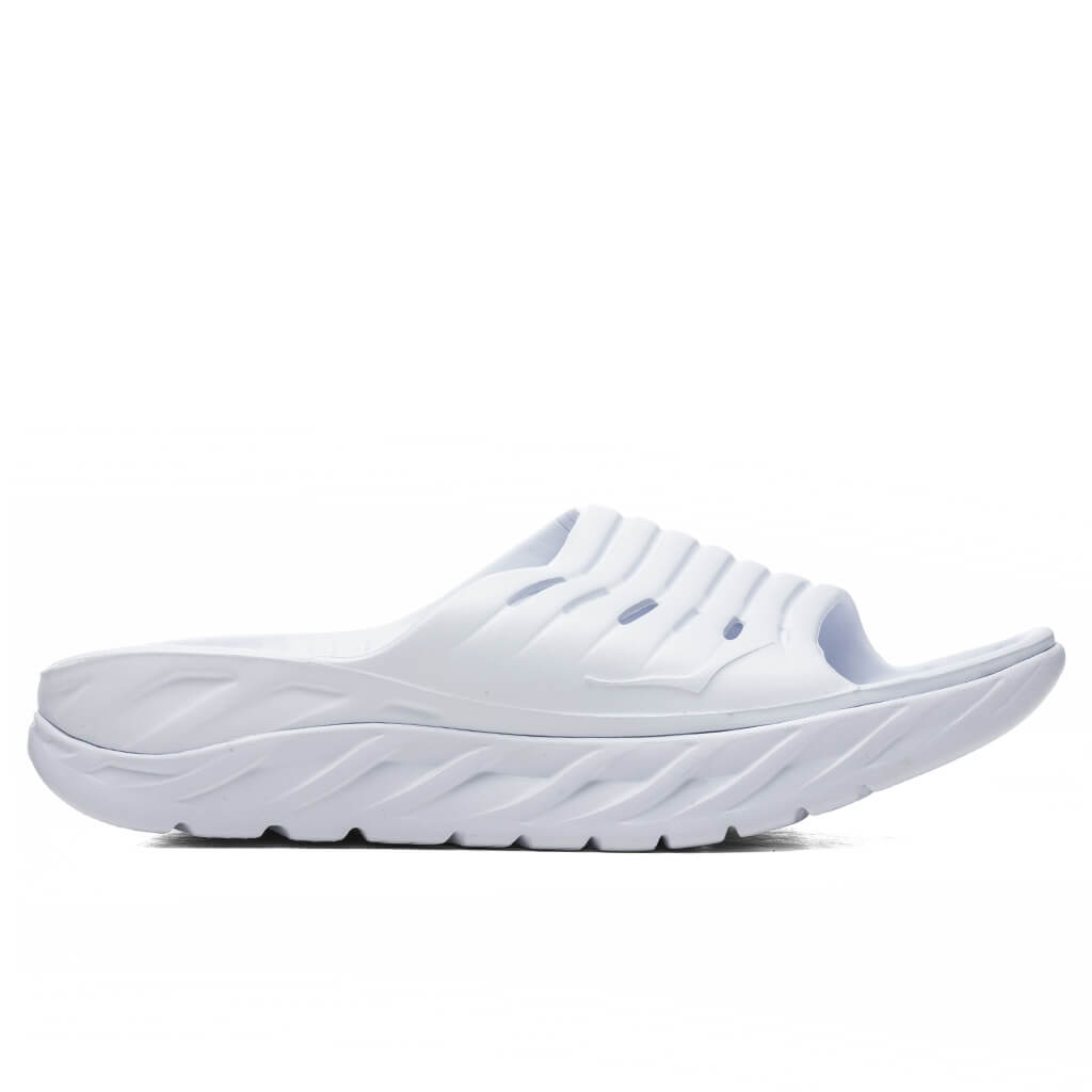 Hoka Ora Recovery Slide (Unisex) - White - Size M7/W9