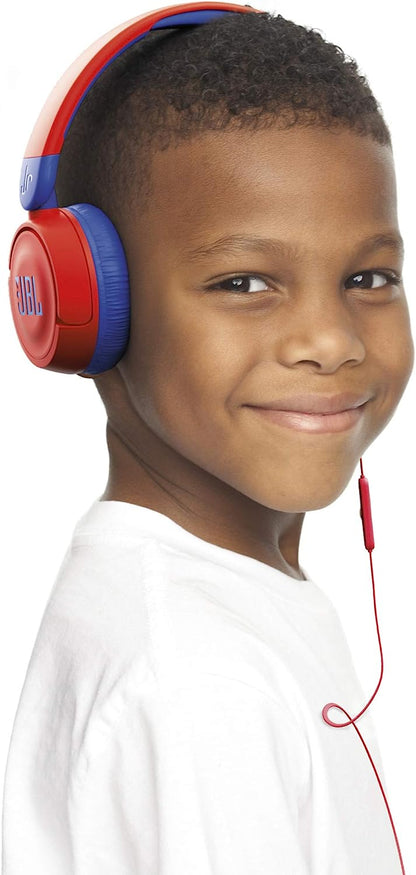 JBL JR 310 Youth On-Ear Headphones Red/Blue