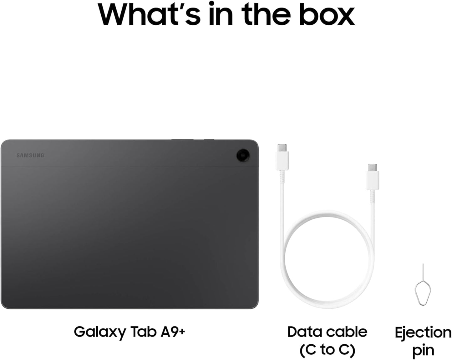 Samsung Galaxy Tab A9+ 11-in Tablet 64GB, Graphite - SM-X210NZAAXAR