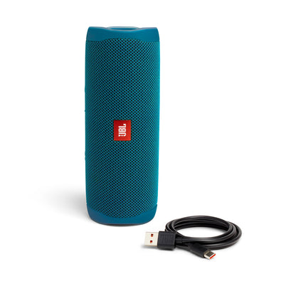 JBL Flip 5 Eco Portable Waterproof Bluetooth Speaker, Ocean Blue
