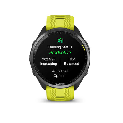 Garmin Forerunner® 965 Running Smartwatch, Amp Yellow and Black