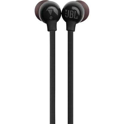 JBL Tune 115BT In-Ear Wireless Headphone with 3-Button Mic/Remote, Flat Cable, Black