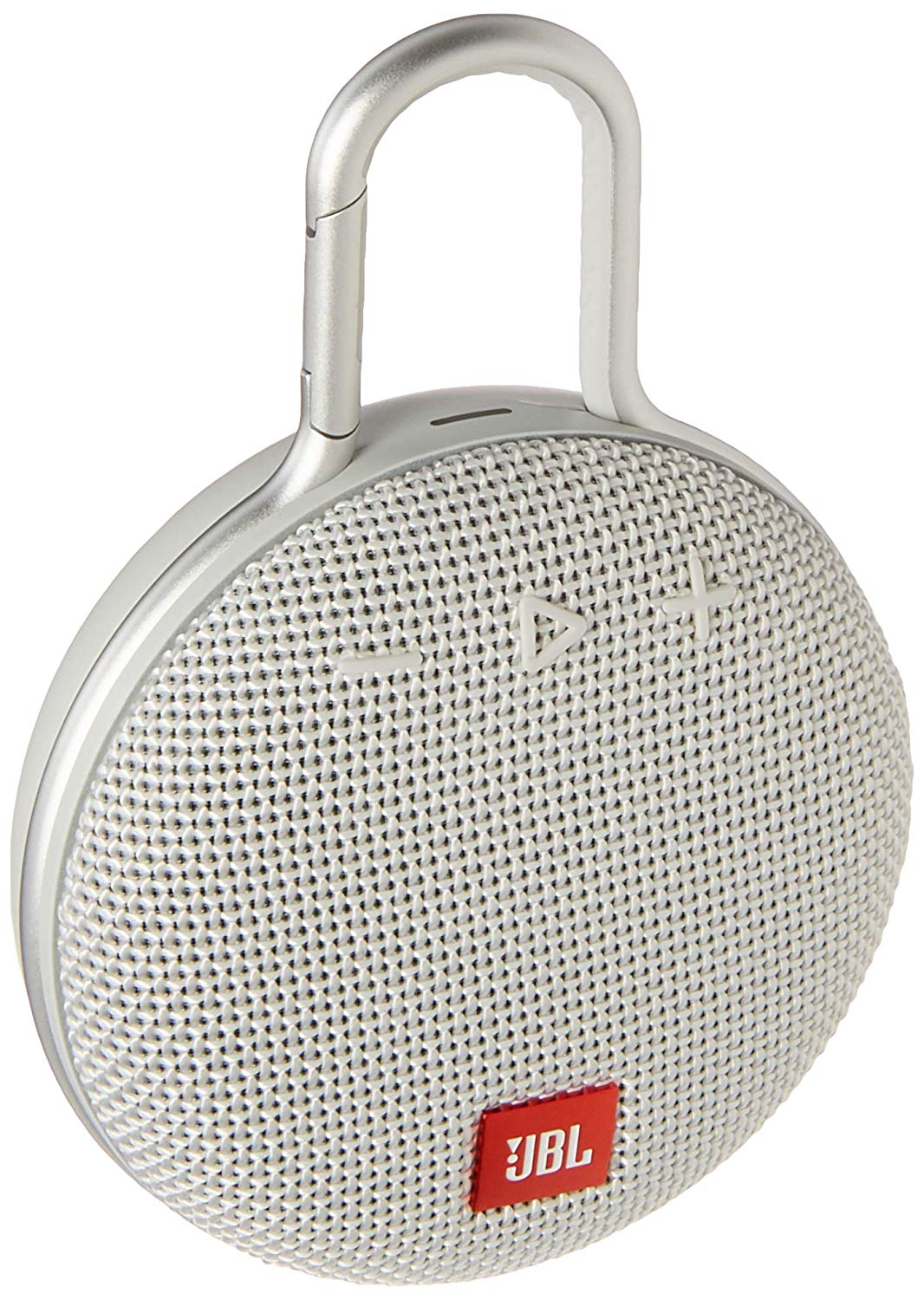 JBL Clip 3 Portable Waterproof Wireless Bluetooth Speaker, White