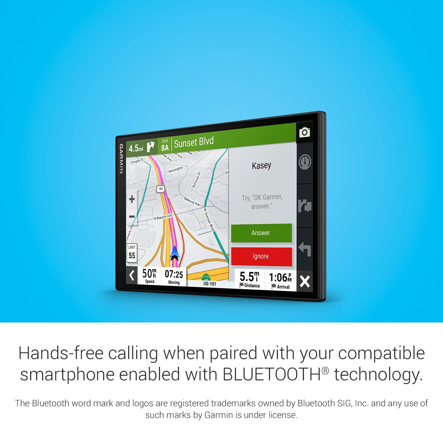 Garmin DriveSmart 86, 8-inch Car GPS Navigator with Bright, Crisp High-resolution Maps and Garmin Voice Assist