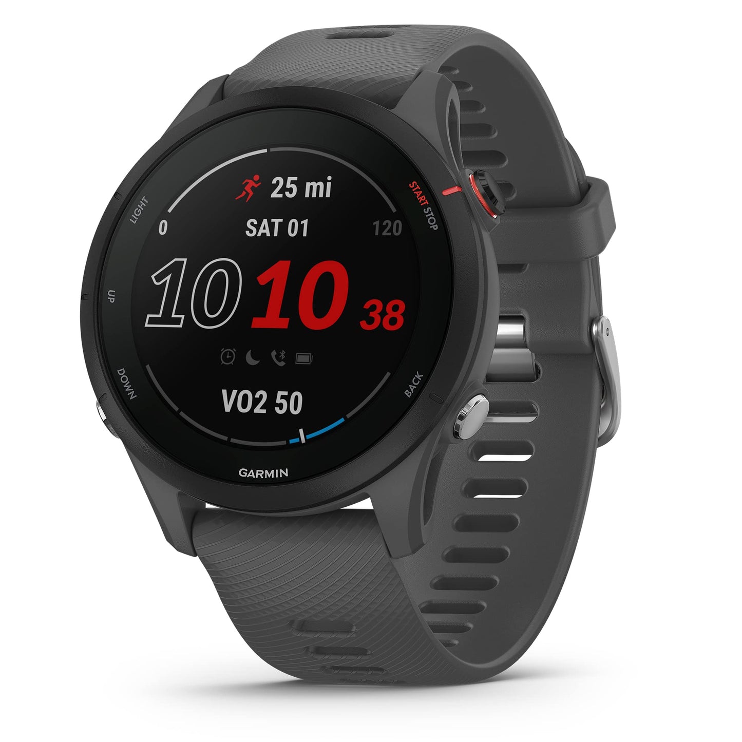 Garmin Forerunner® 255, GPS Running Smartwatch, Slate Gray