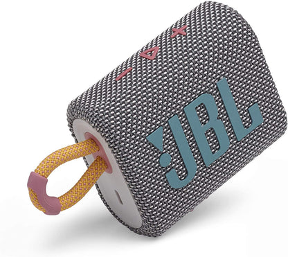 JBL Go 3 Portable Waterproof Bluetooth Speaker, Grey