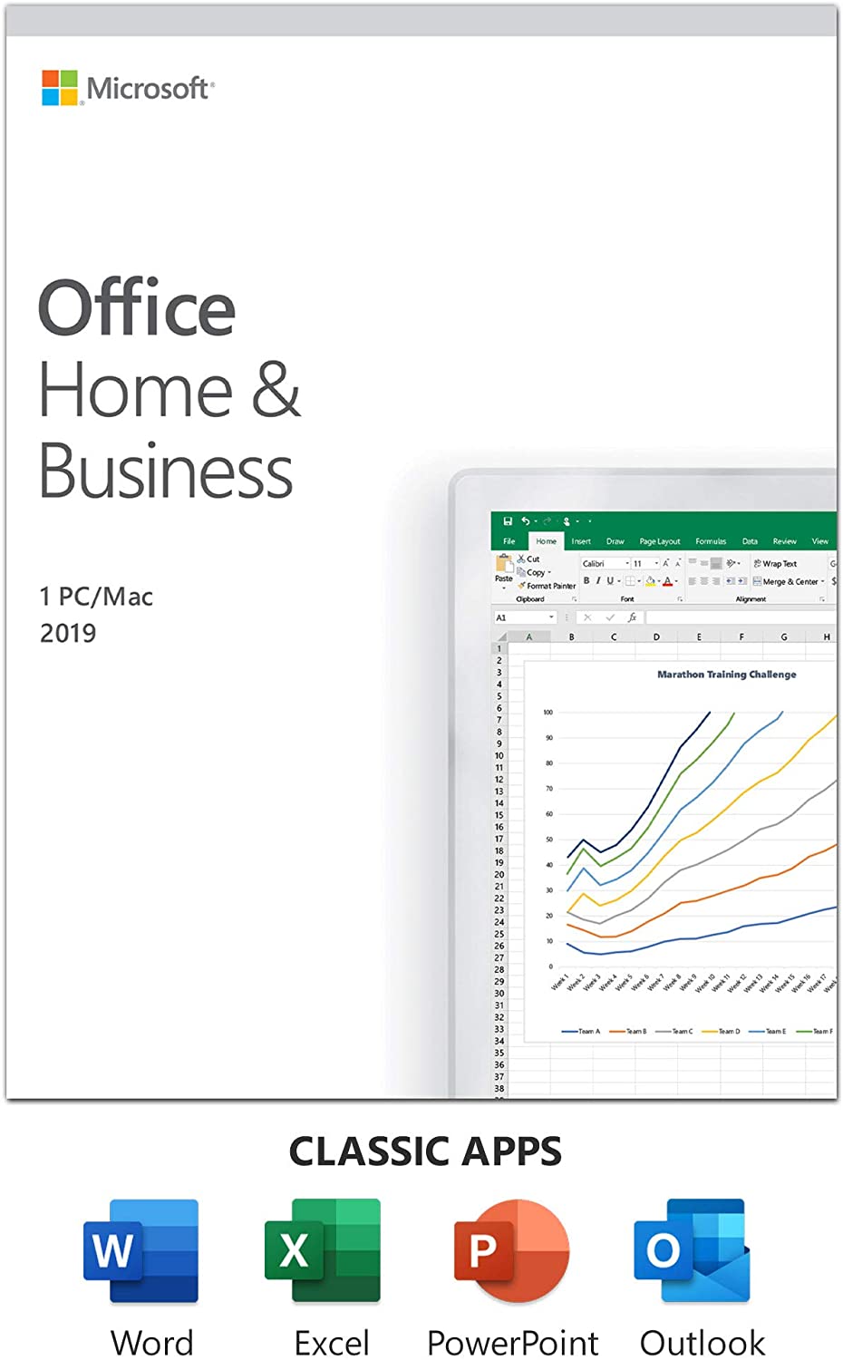 Microsoft Office Home and Business 2019 For 1 User - License Key