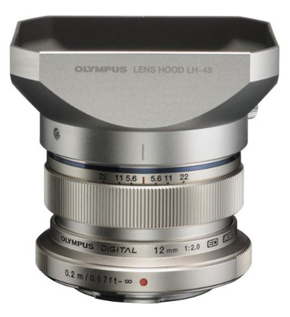 Olympus M.ZUIKO DIGITAL V311020SU000 - 12 mm - f/2 - Wide Angle Lens for Micro Four Thirds