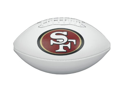 NFL Team Logo Autograph Football San Francisco 49ers