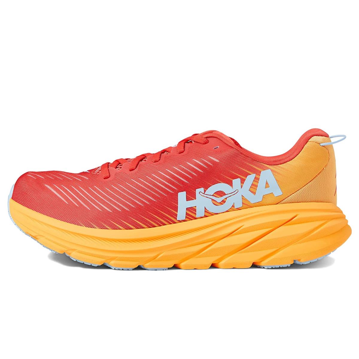 Hoka Rincon 3 Men's Everyday Running Shoe - Fiesta / Amber Yellow - Size 10