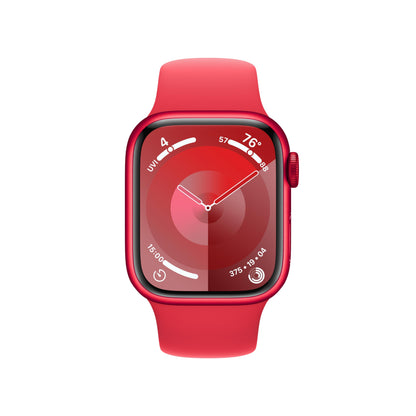 Apple Watch Series 9 GPS 41mm (PRODUCT)RED Aluminum Case with (PRODUCT)RED Sport Band - M/L (2023)